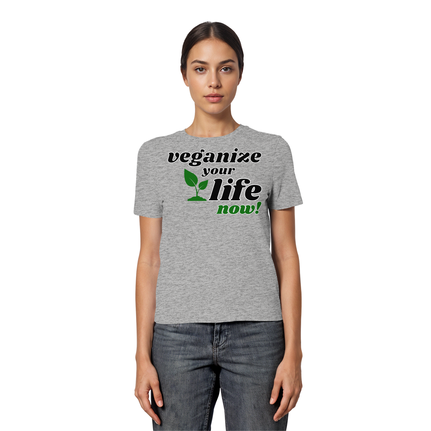 Damen Bio T-Shirt: 'veganize your life' T-Shirt | vegwear 