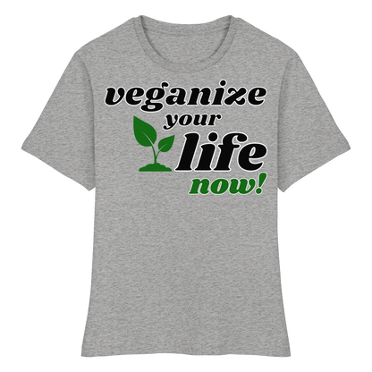 Damen Bio T-Shirt: 'veganize your life' T-Shirt | vegwear 