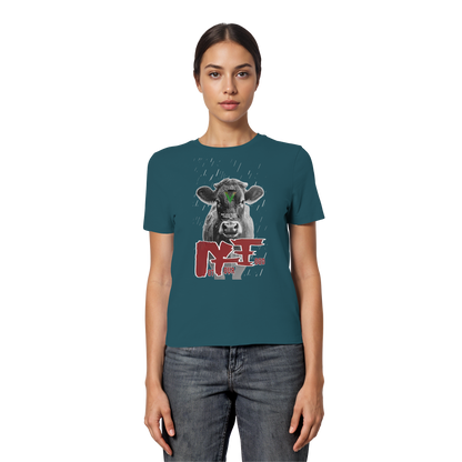 vegwear "not your food" - eng geschnittenes Damen Bio T-Shirt, vegan, fair