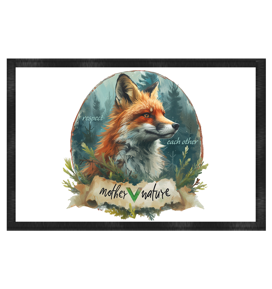vegwear "respect each other" - Fußmatte 60x40cm