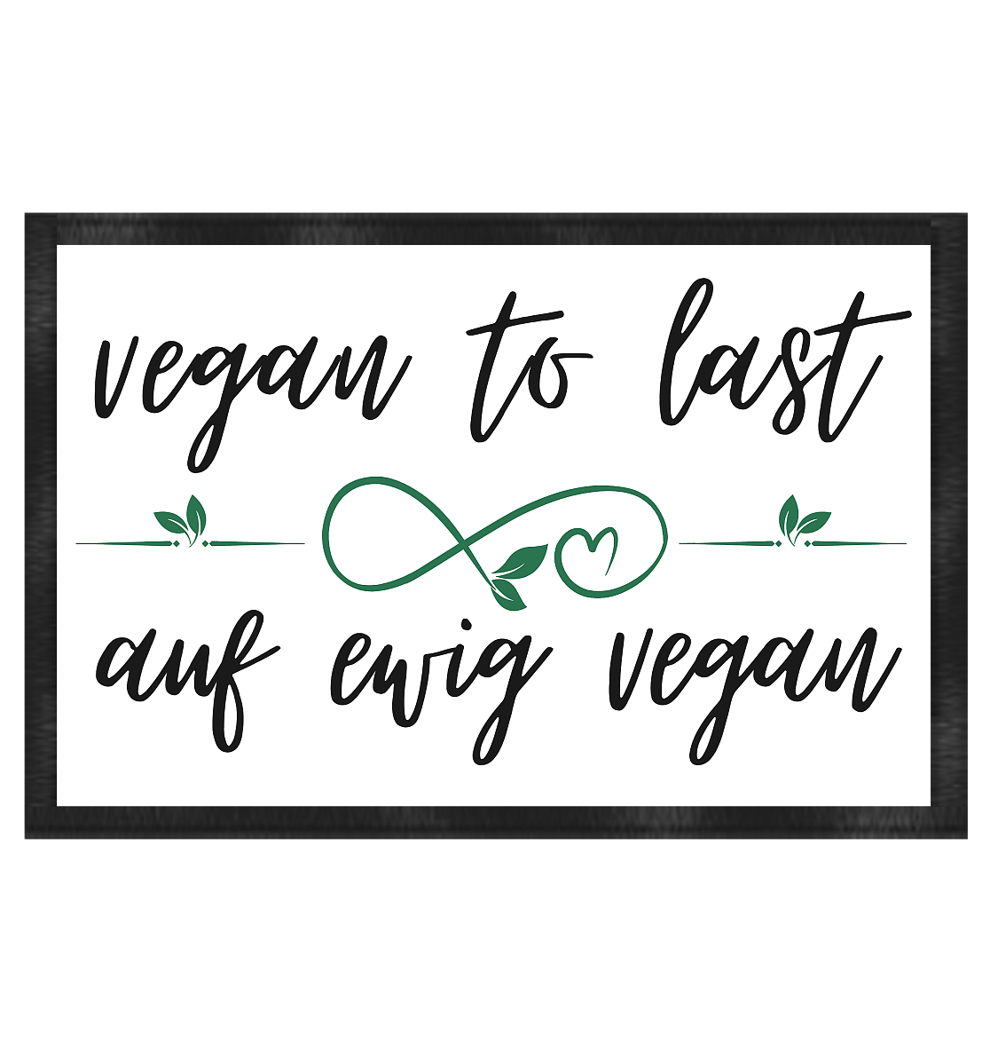vegwear "vegan to last" - Fußmatte 60x40cm