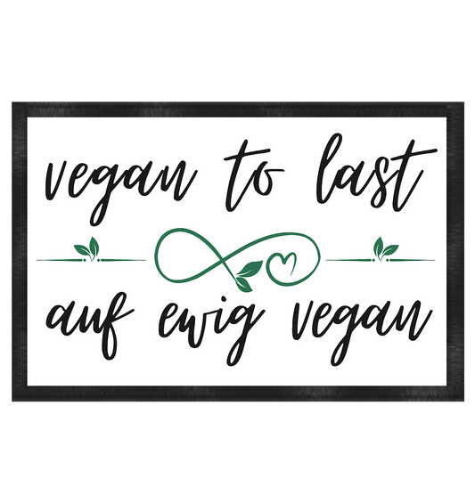 vegwear "vegan to last" - Fußmatte 60x40cm