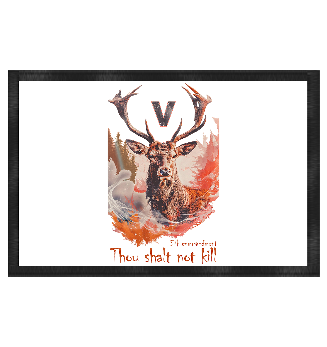 thou shalt not kill 5th - Kollektion - Fußmatte 60x40cm