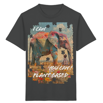 vegwear "I can you can"- unisex Kinder T-Shirt, bio, vegan