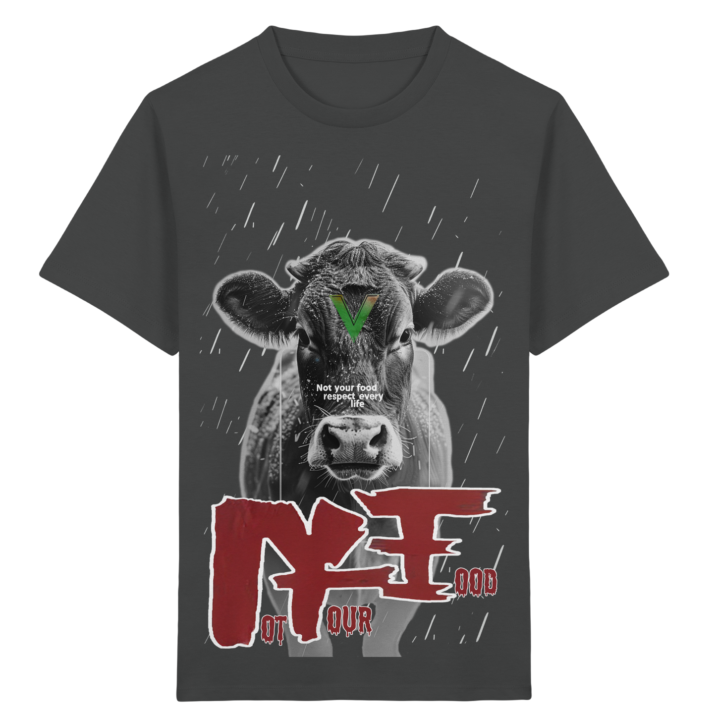 vegwear "not your food" - unisex Kids Bio Shirt, vegan, fair