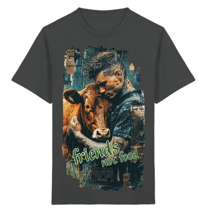 vegwear "friends not food" - unisex Kids bio T-Shirt, vegan, fair