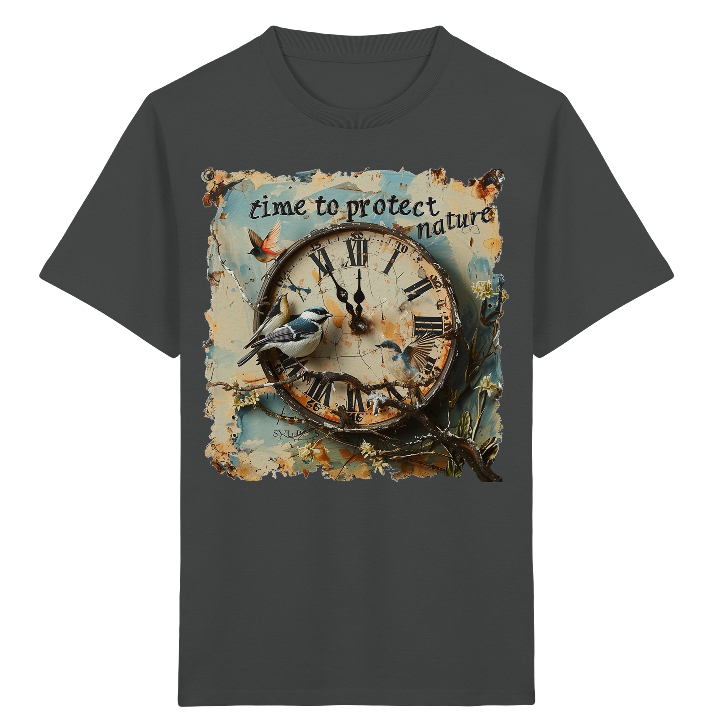 vegwear "time to protect nature" - unisex Kinder T-Shirt, nachhaltige Mode
