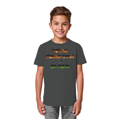 vegwear "fighting climate crisis" - Kids Bio T-Shirt für kleine Weltverbesserer