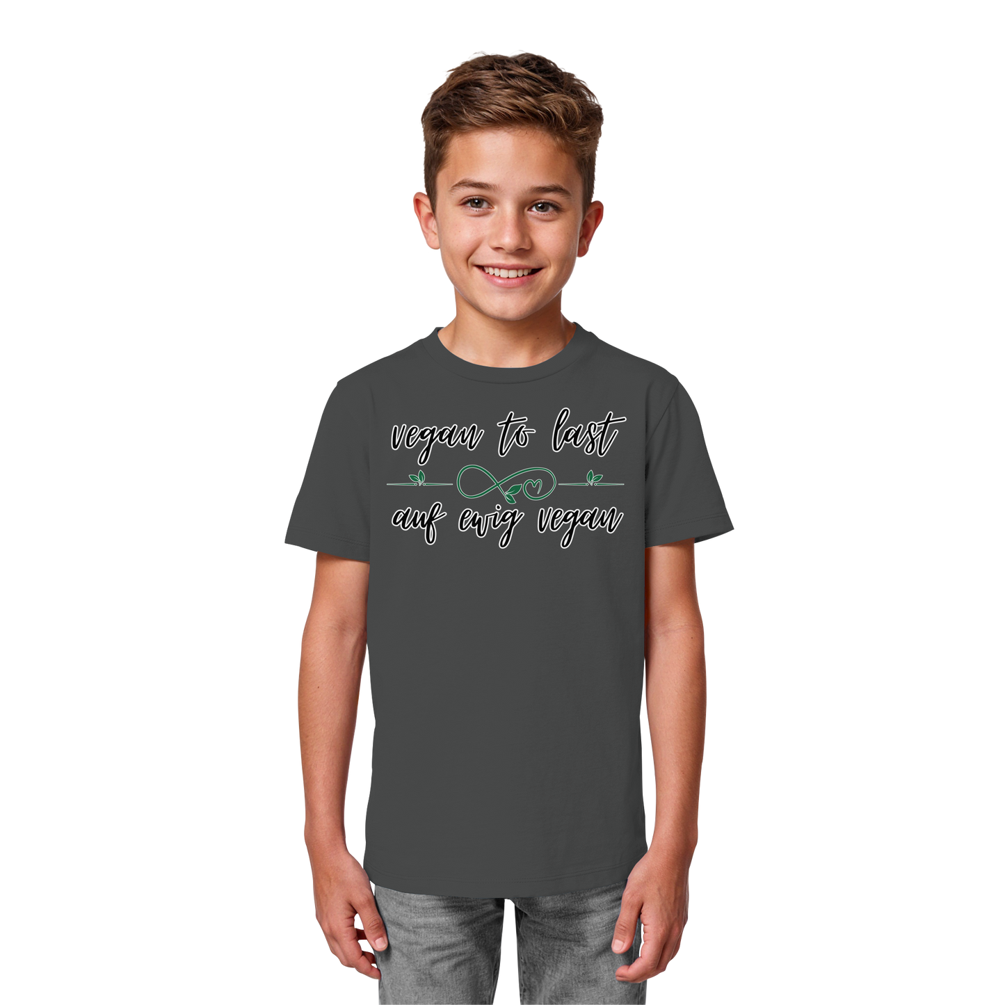 vegwear "vegan to last" - unisex Kinder T-Shirt, bio, vegan