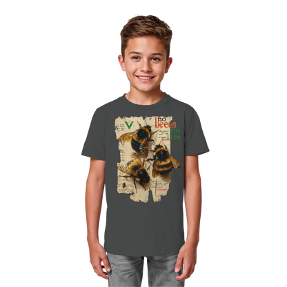 vegwear "no bees no life" - Kinder bio T-Shirt