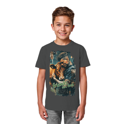 vegwear "friends not food" - unisex Kids bio T-Shirt, vegan, fair