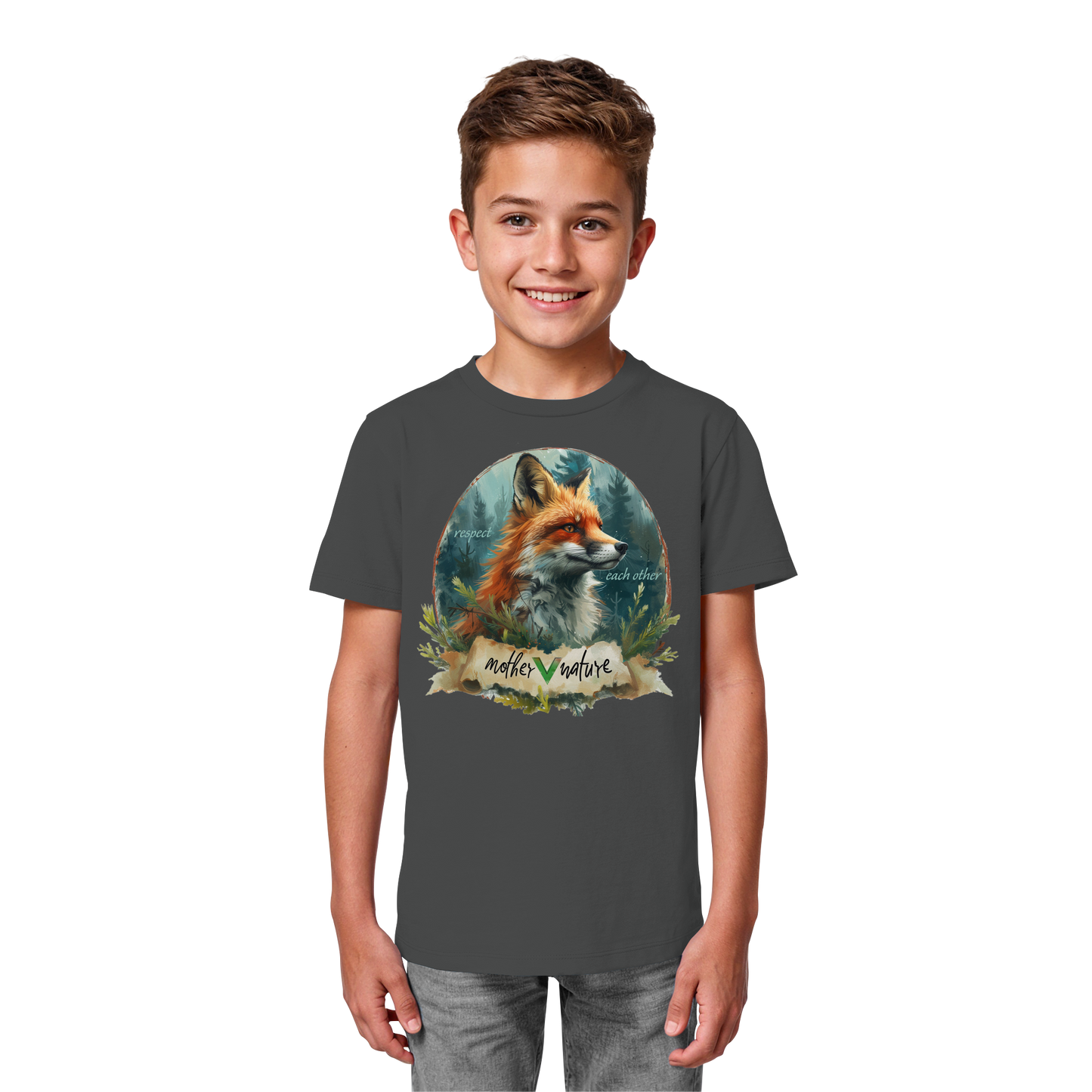 vegwear "respect each other" - unisex Kids T-Shirt, bio, vegan