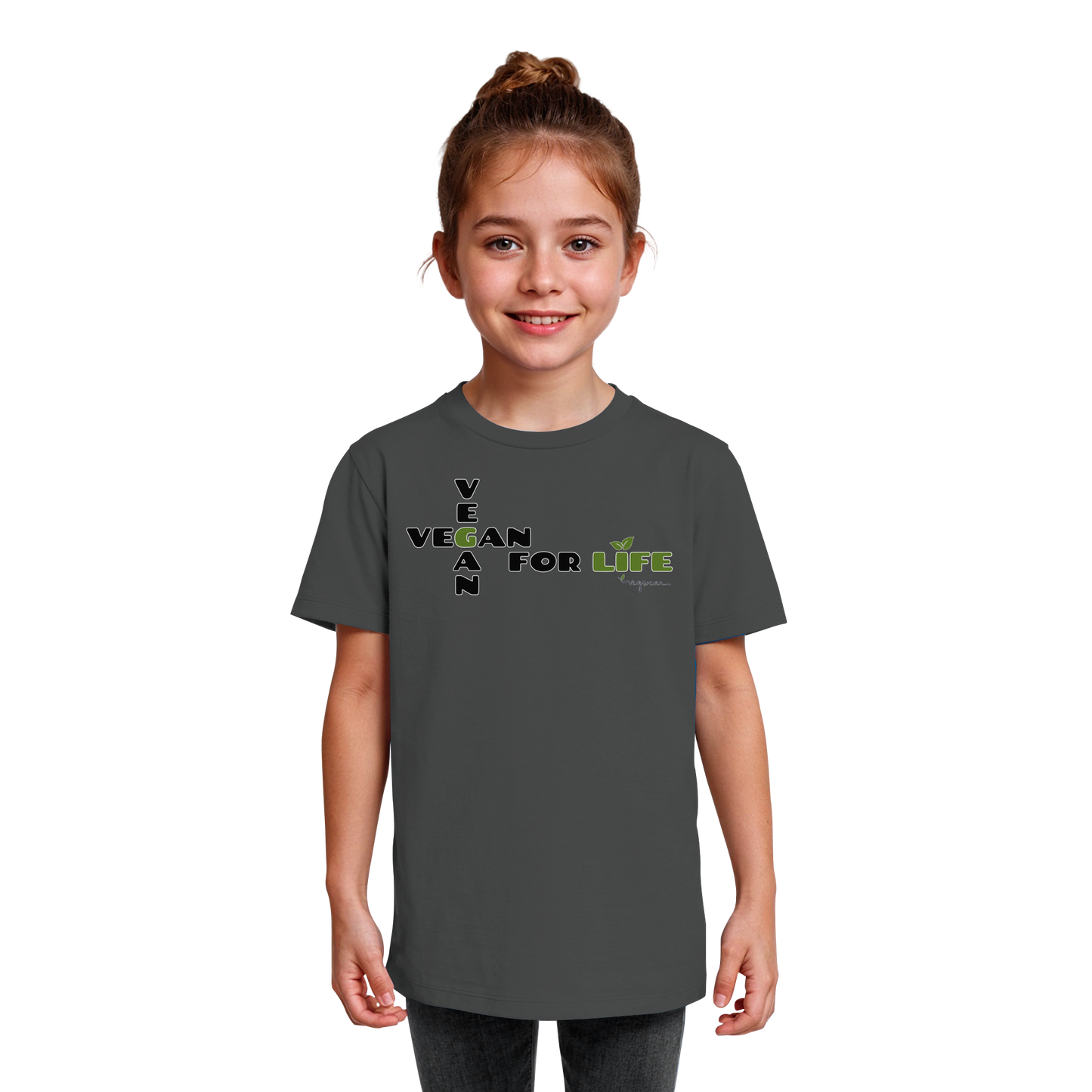 vegwear "vegan for life" - unisex Kids Organic T-Shirt