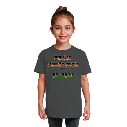 vegwear "fighting climate crisis" - Kids Bio T-Shirt für kleine Weltverbesserer