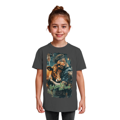 vegwear "friends not food" - unisex Kids bio T-Shirt, vegan, fair