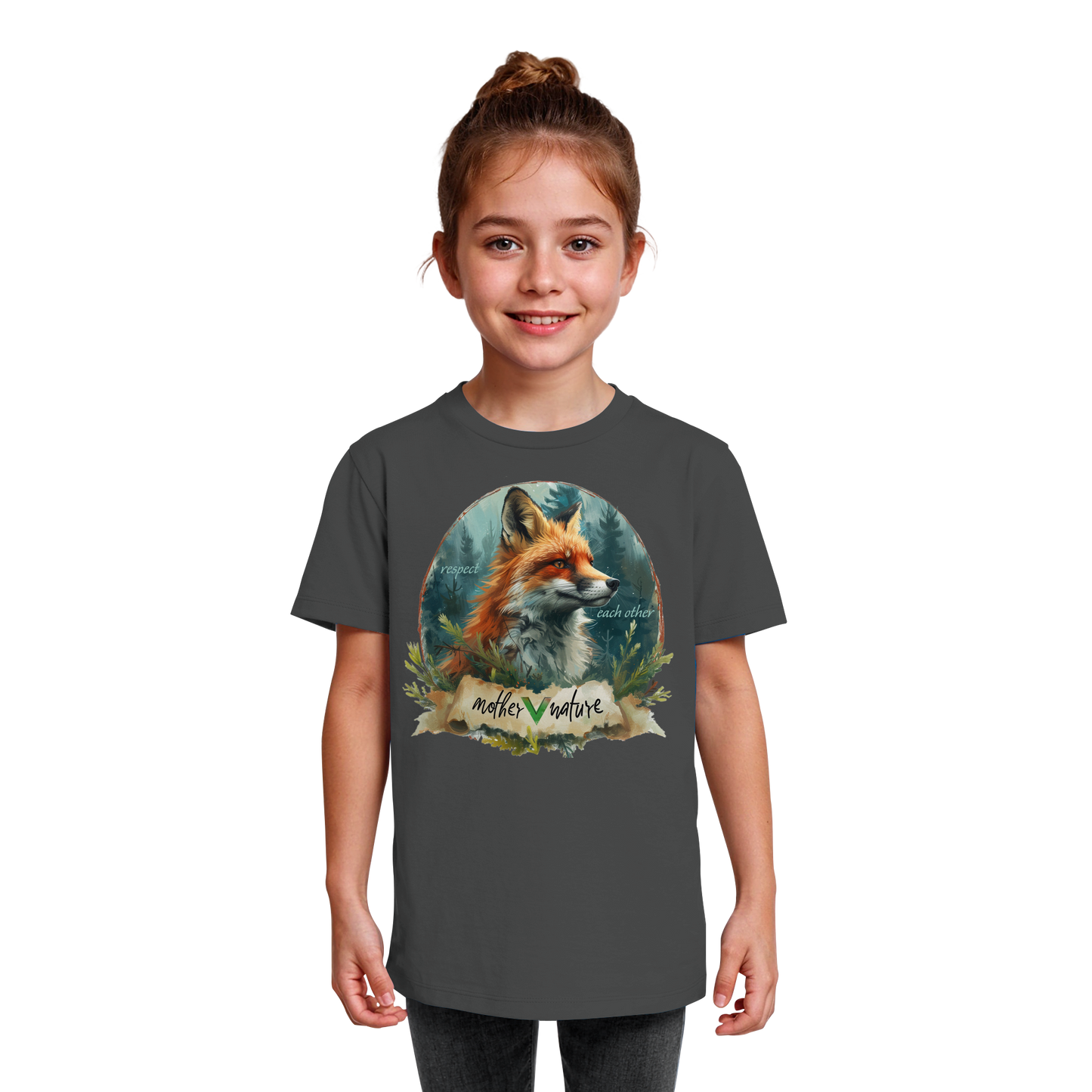 vegwear "respect each other" - unisex Kids T-Shirt, bio, vegan