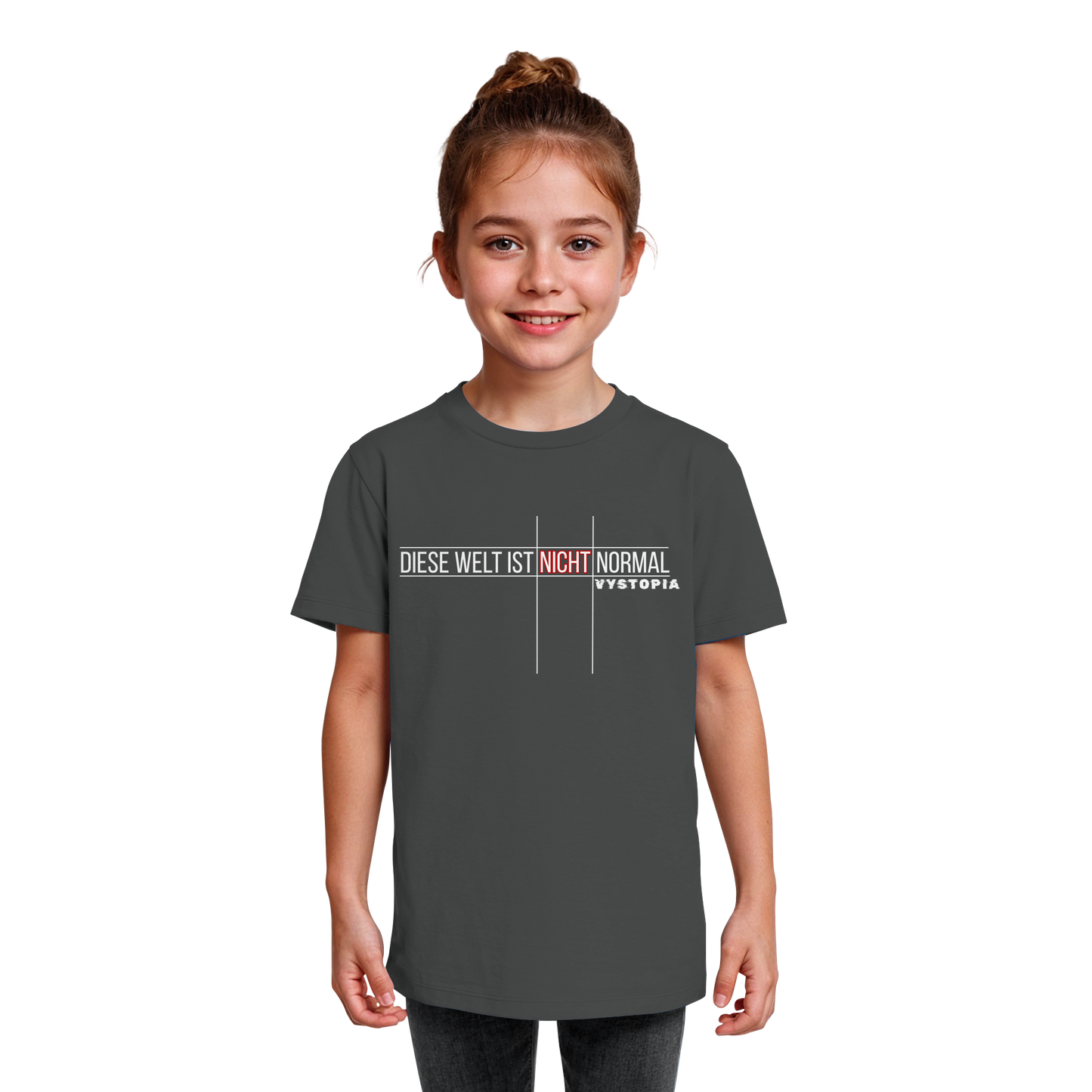 vegwear "Diese Welt ist nicht normal" - unisex Kids Bio T-Shirt
