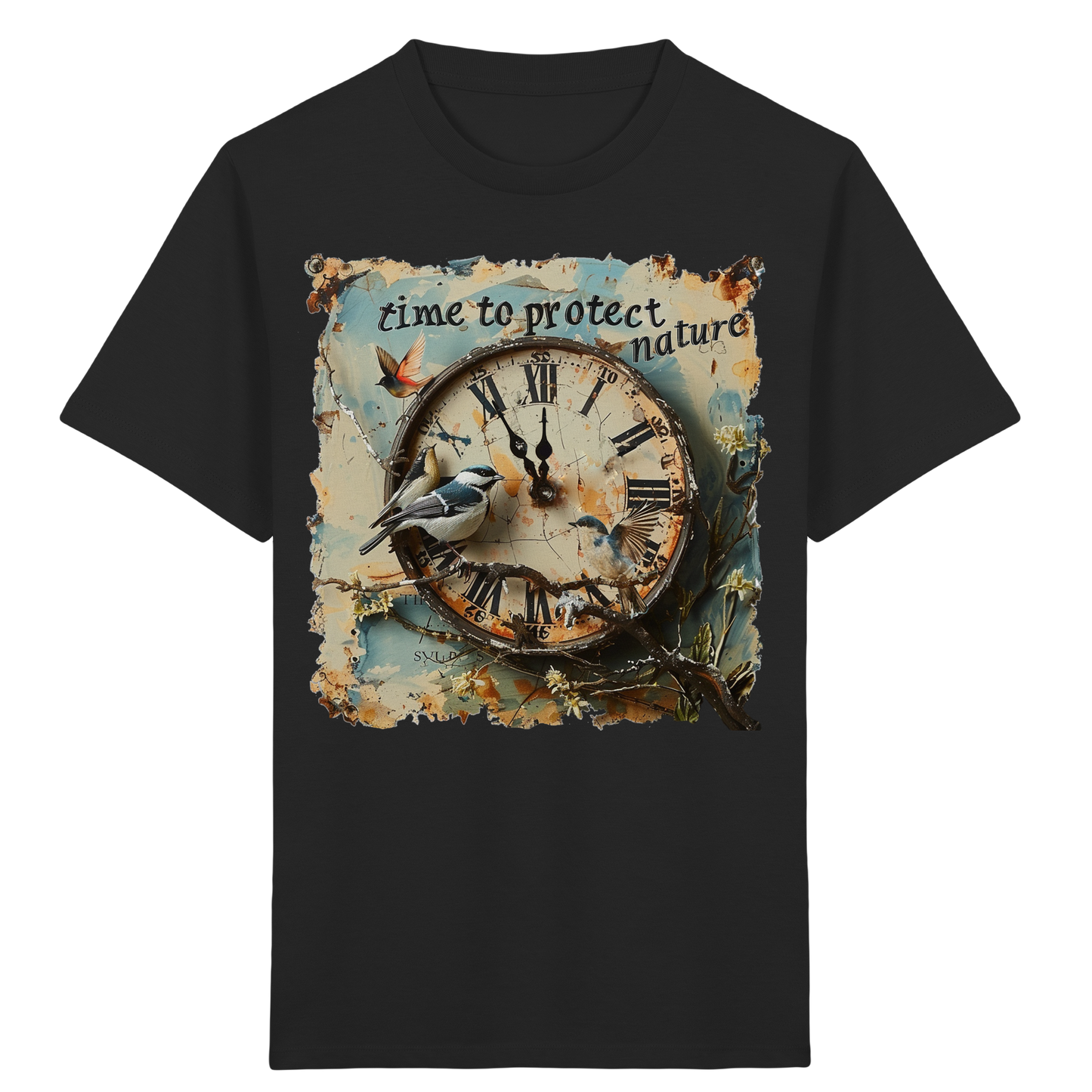vegwear "time to protect nature" - unisex Kinder T-Shirt, nachhaltige Mode