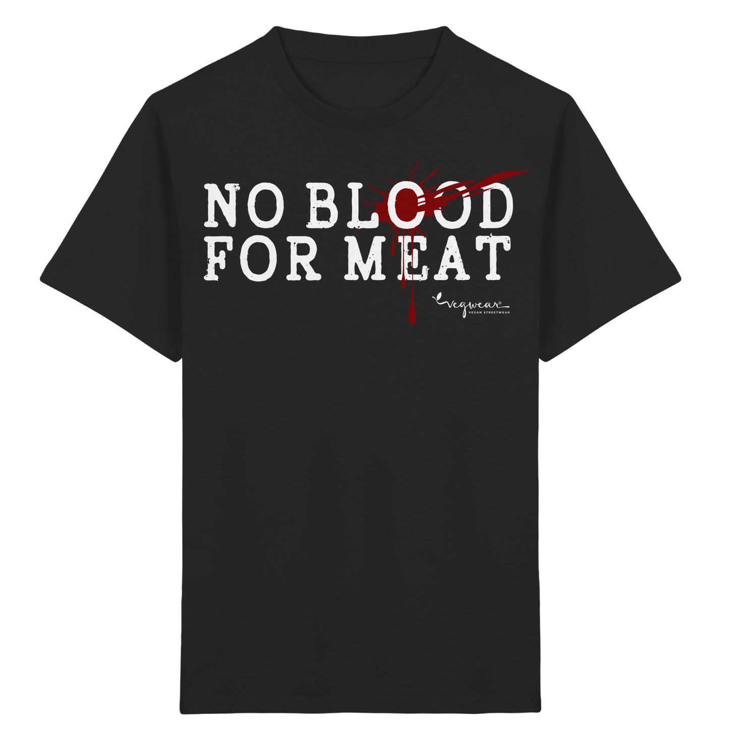 Bio-T-Shirt für Kinder: "no blood for meat" Bio-T-Shirt | vegwear