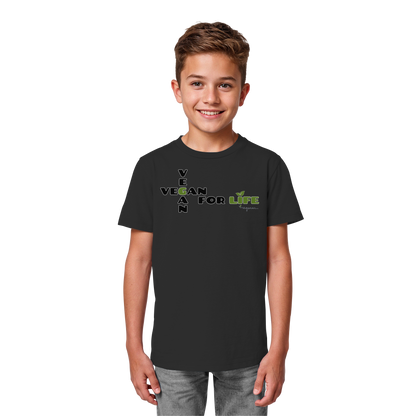 vegwear "vegan for life" - unisex Kids Organic T-Shirt