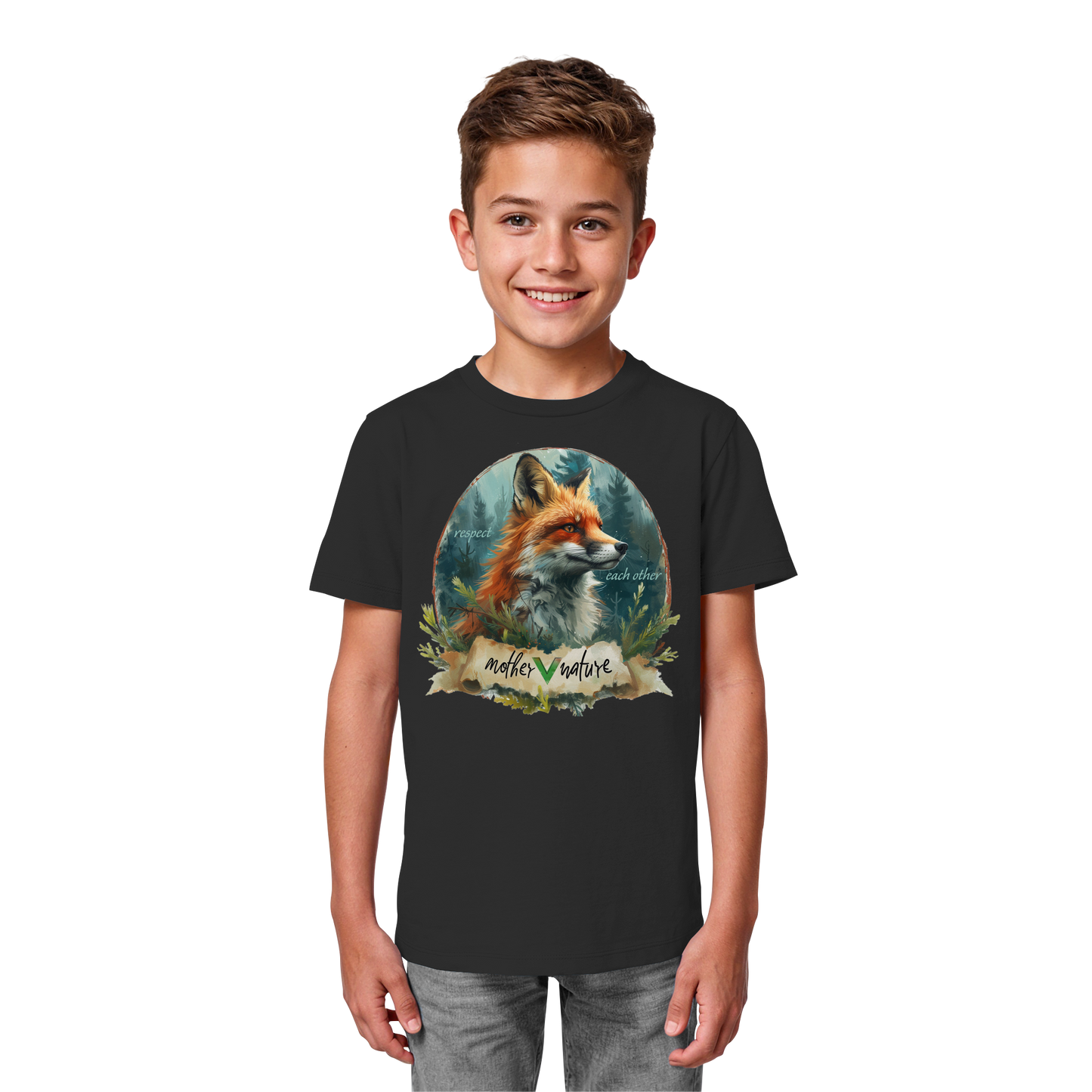 vegwear "respect each other" - unisex Kids T-Shirt, bio, vegan