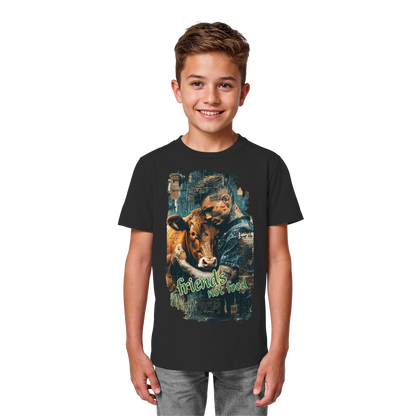 vegwear "friends not food" - unisex Kids bio T-Shirt, vegan, fair