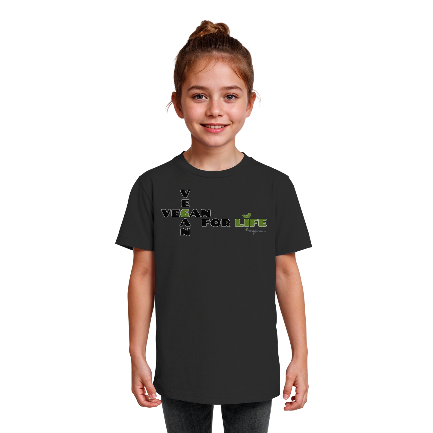 vegwear "vegan for life" - unisex Kids Organic T-Shirt