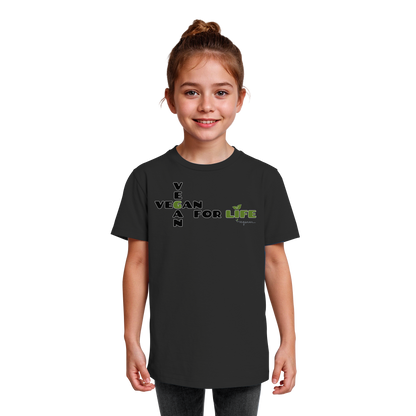 vegwear "vegan for life" - unisex Kids Organic T-Shirt