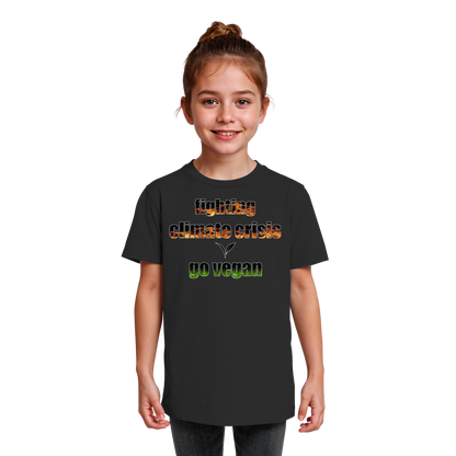 vegwear "fighting climate crisis" - Kids Bio T-Shirt für kleine Weltverbesserer