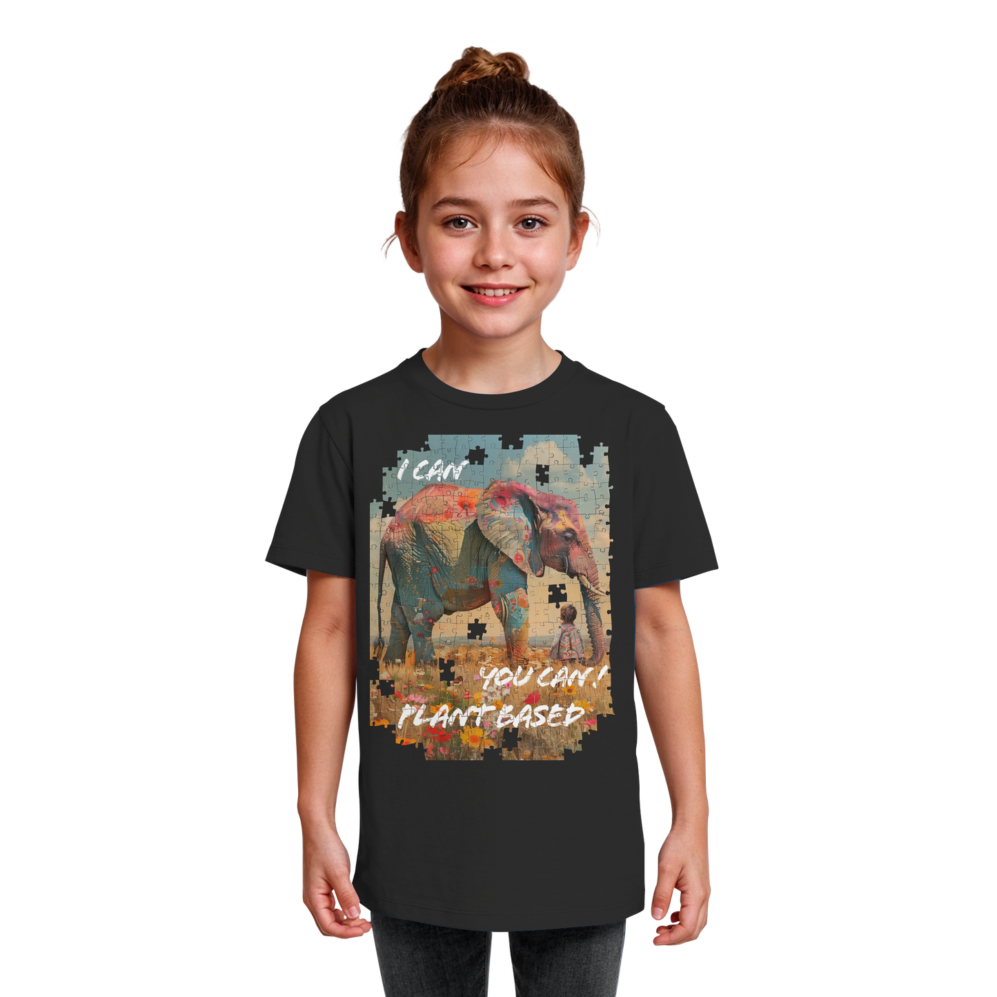 vegwear "I can you can"- unisex Kinder T-Shirt, bio, vegan