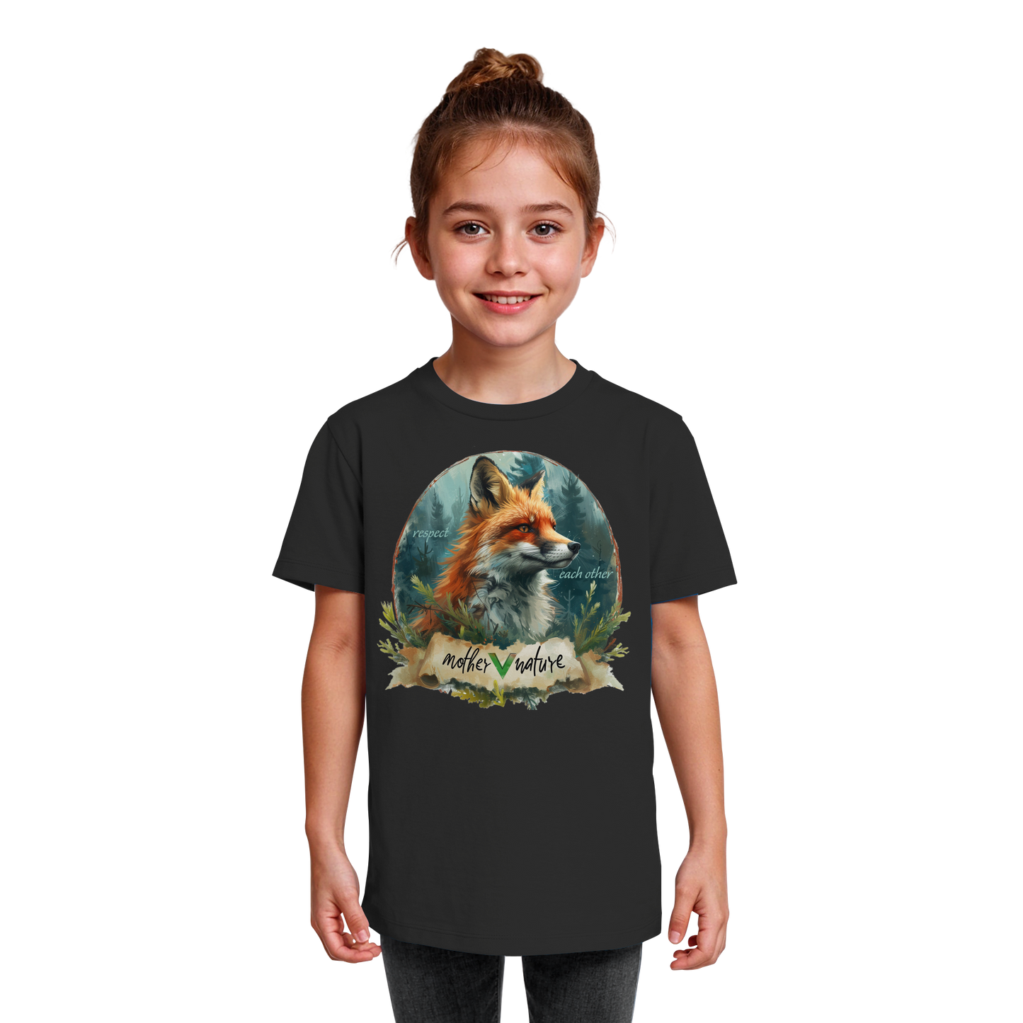 vegwear "respect each other" - unisex Kids T-Shirt, bio, vegan