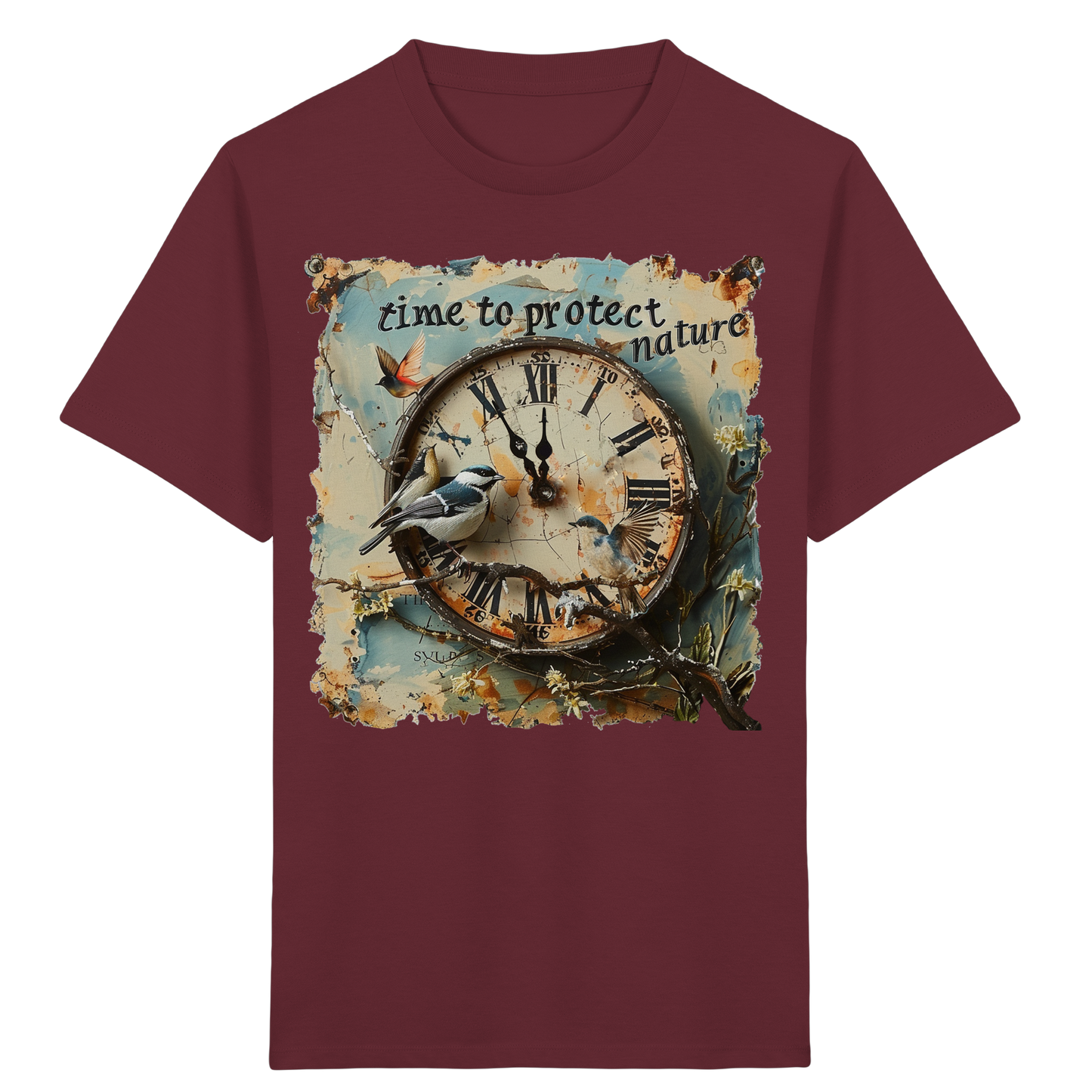 vegwear "time to protect nature" - unisex Kinder T-Shirt, nachhaltige Mode