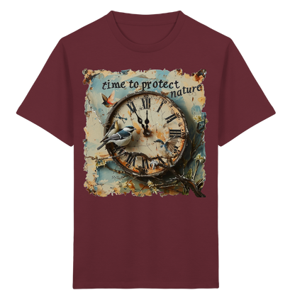 vegwear "time to protect nature" - unisex Kinder T-Shirt, nachhaltige Mode