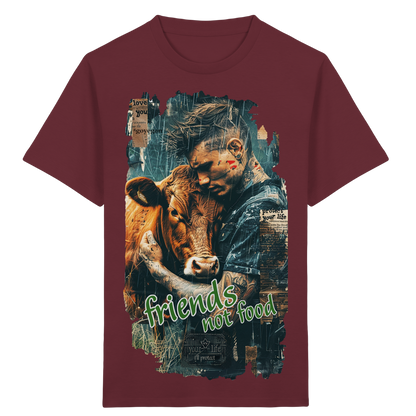 vegwear "friends not food" - unisex Kids bio T-Shirt, vegan, fair