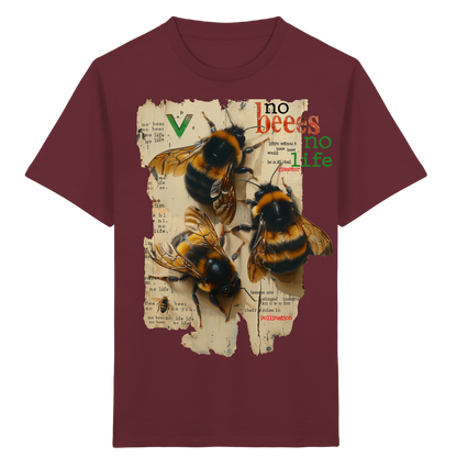 vegwear "no bees no life" - Kinder bio T-Shirt