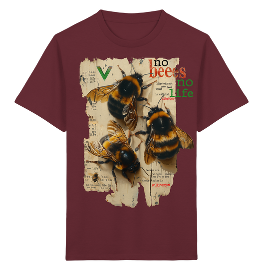 vegwear "no bees no life" - Kinder bio T-Shirt