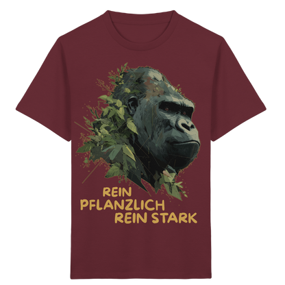 vegwear "Gorilla, rein pflanzlich rein stark" - unisex Kids T-Shirt, bio vegan