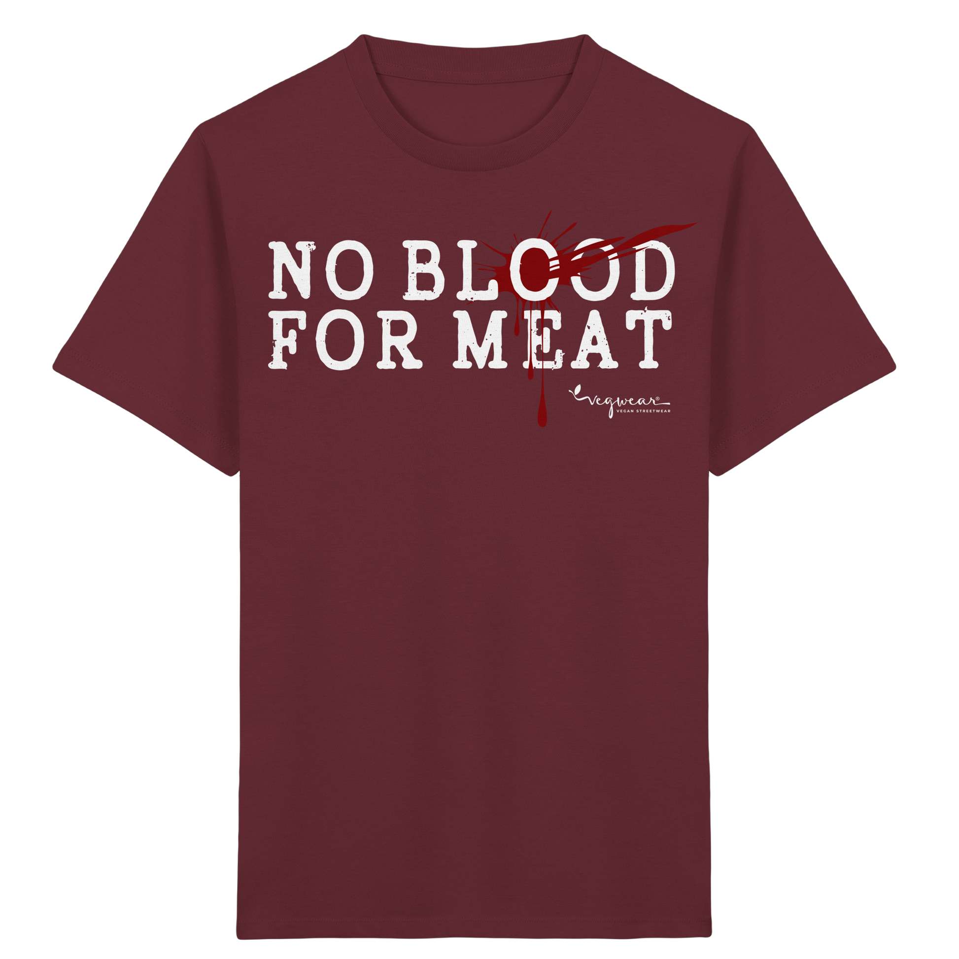 Bio-T-Shirt für Kinder: "no blood for meat" Bio-T-Shirt | vegwear