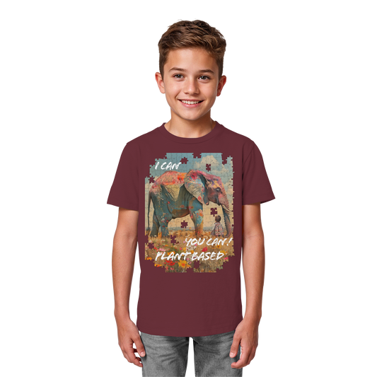 vegwear "I can you can"- unisex Kinder T-Shirt, bio, vegan