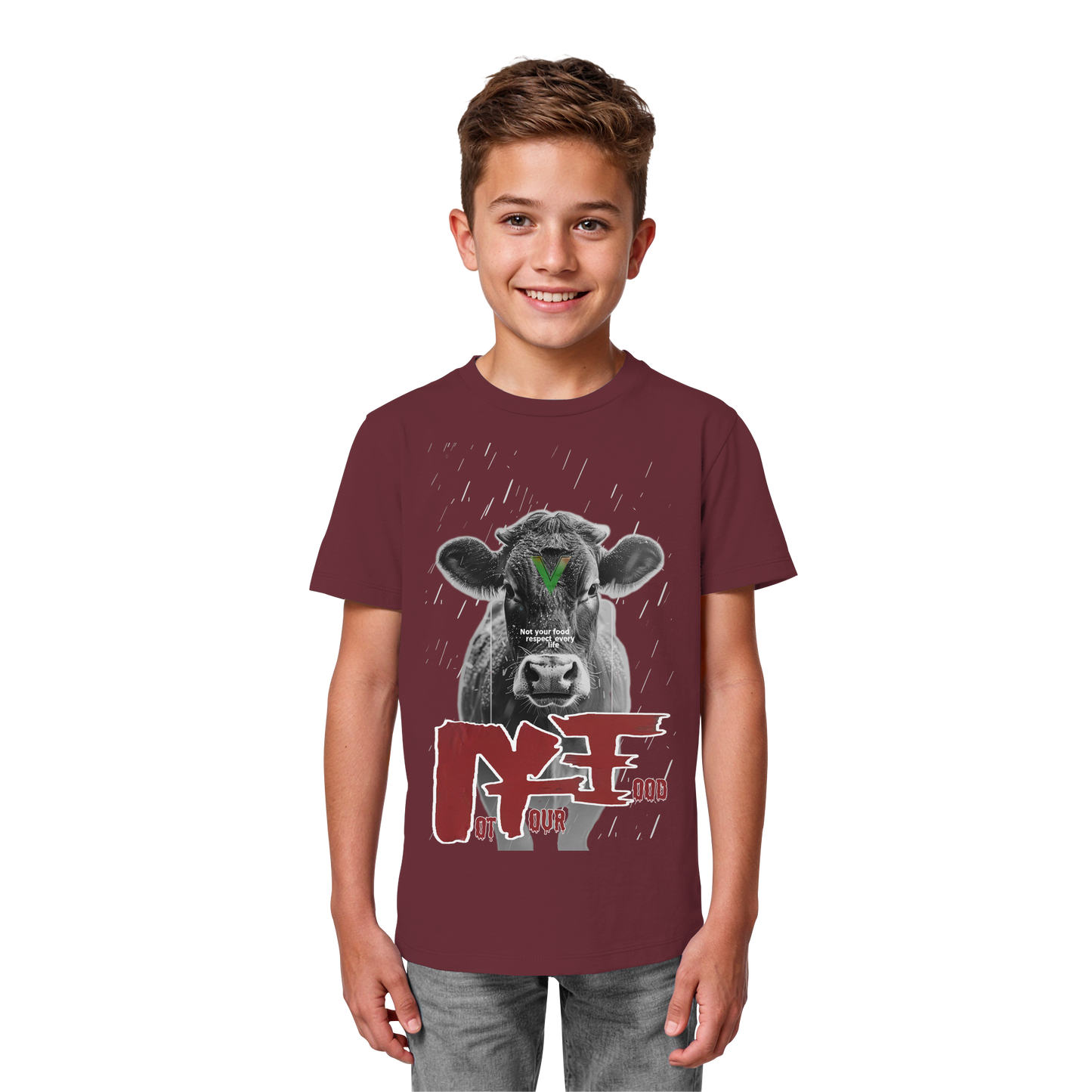 Unisex Kinder Bio-Shirt: "not your food" T-Shirt | vegwear