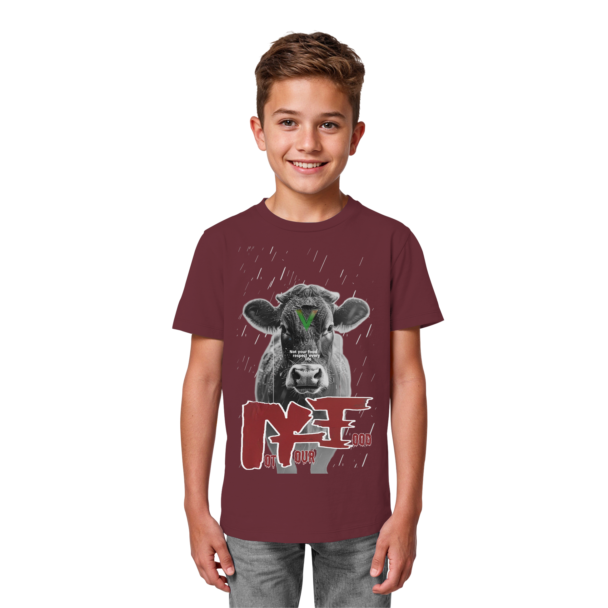 Unisex Kinder Bio-Shirt: "not your food" T-Shirt | vegwear