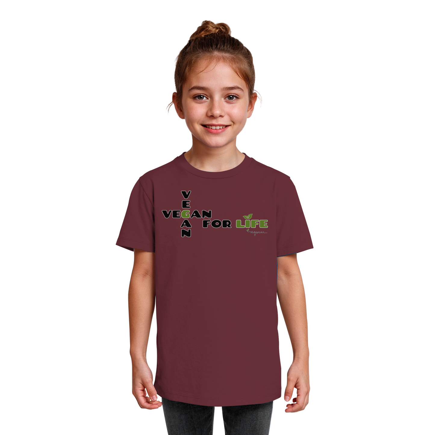 vegwear "vegan for life" - unisex Kids Organic T-Shirt