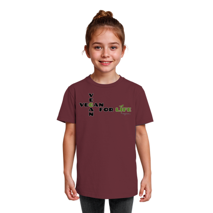 vegwear "vegan for life" - unisex Kids Organic T-Shirt