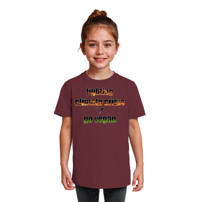 vegwear "fighting climate crisis" - Kids Bio T-Shirt für kleine Weltverbesserer