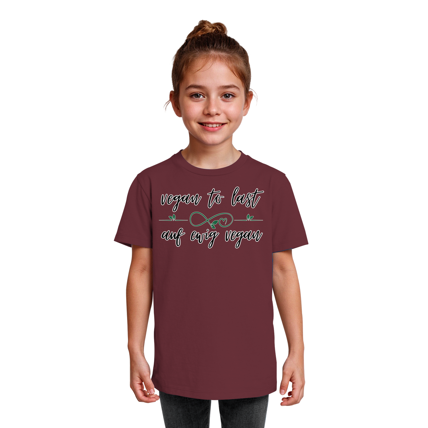 vegwear "vegan to last" - unisex Kinder T-Shirt, bio, vegan