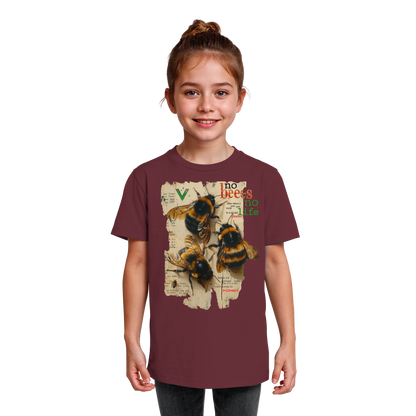 vegwear "no bees no life" - Kinder bio T-Shirt