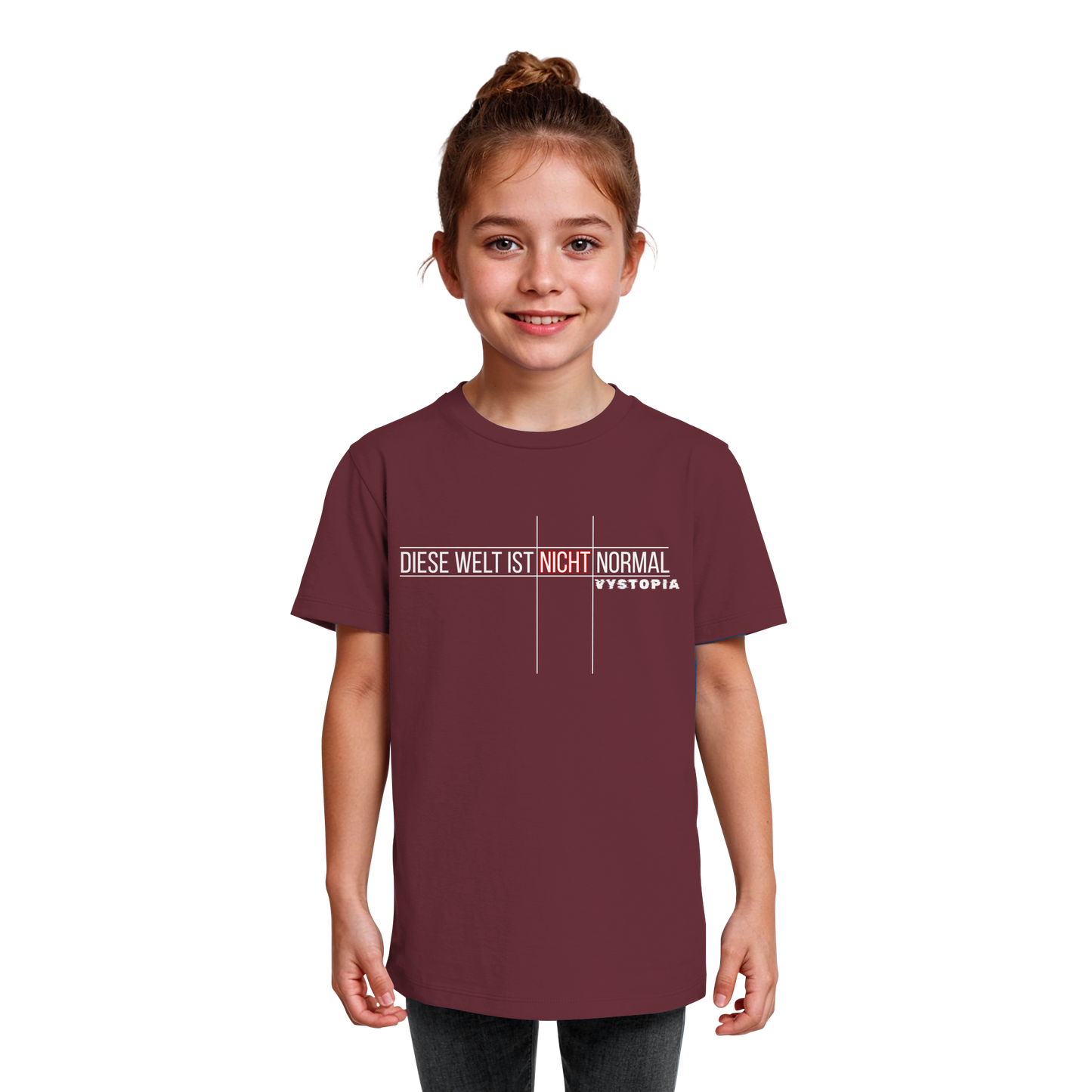 vegwear "Diese Welt ist nicht normal" - unisex Kids Bio T-Shirt