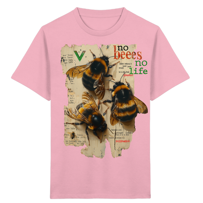 vegwear "no bees no life" - Kinder bio T-Shirt