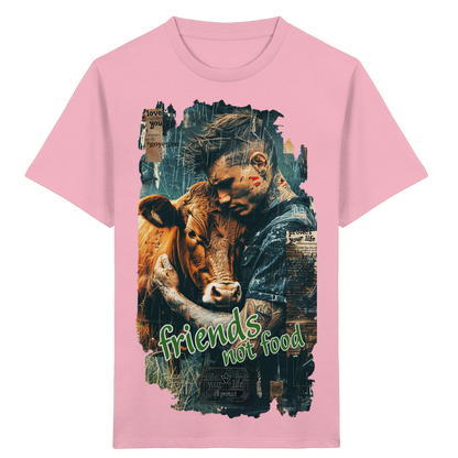 vegwear "friends not food" - unisex Kids bio T-Shirt, vegan, fair