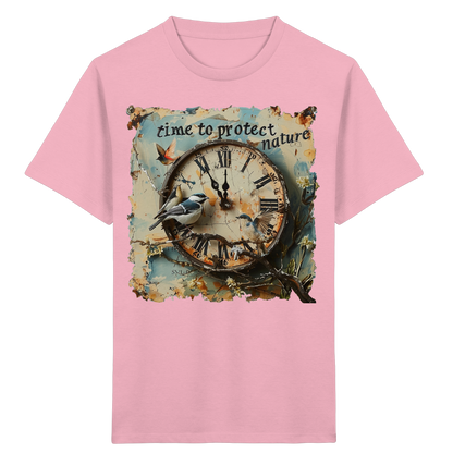 vegwear "time to protect nature" - unisex Kinder T-Shirt, nachhaltige Mode